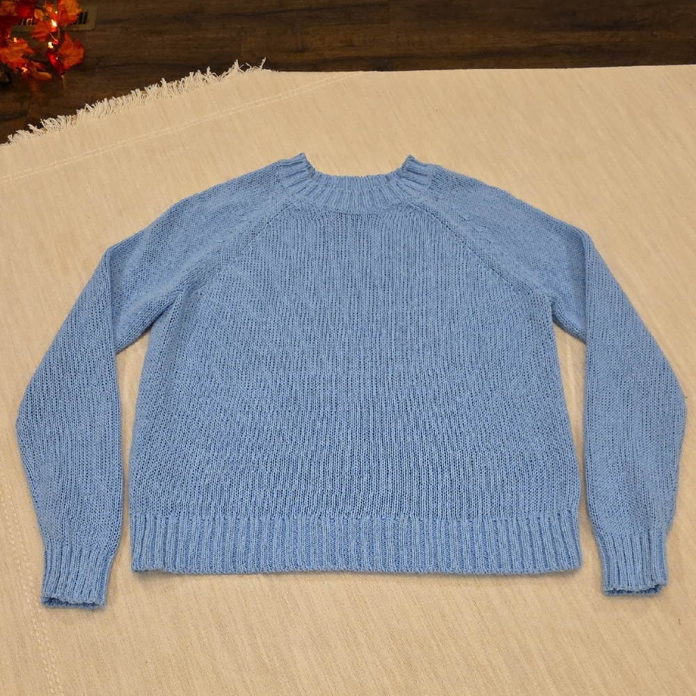 Calvin Klein Light Blue Crew Neck Sweater